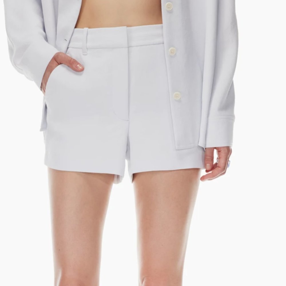 SOLD!! NWT Aritzia Wilfred Anthem Shorts in Heatwave Blue Size 0 - Picture 6 of 7
